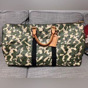 Louis Vuitton Murakami Monogramouflage Keepal Bandolier 55